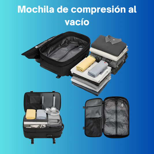 Mochila de viaje Unisex de compresión
